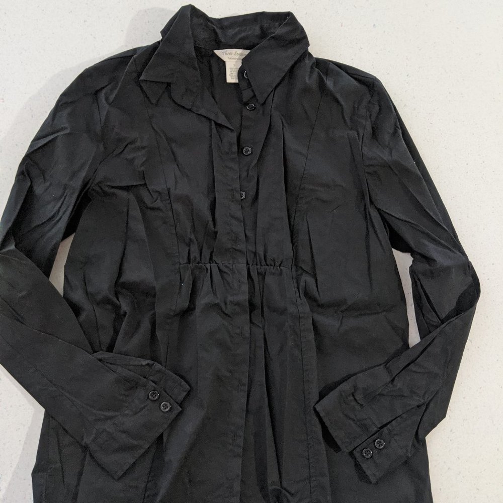Black Dress Shirt - Maternity NWOT
